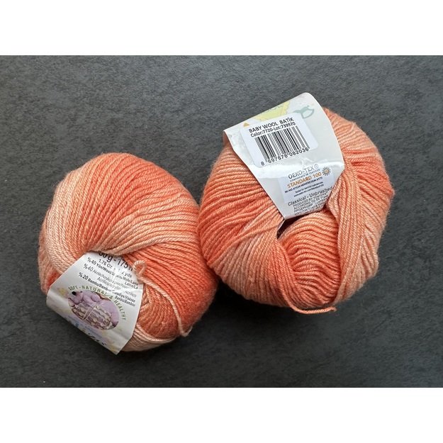 BABY WOOL Alize- 40% Wool, 40% Acrylic, 20% Bamboo, 50gr/ 175m, Nr 7720