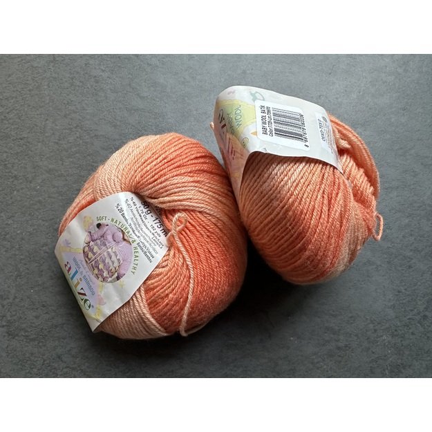 BABY WOOL Alize- 40% Wool, 40% Acrylic, 20% Bamboo, 50gr/ 175m, Nr 7720