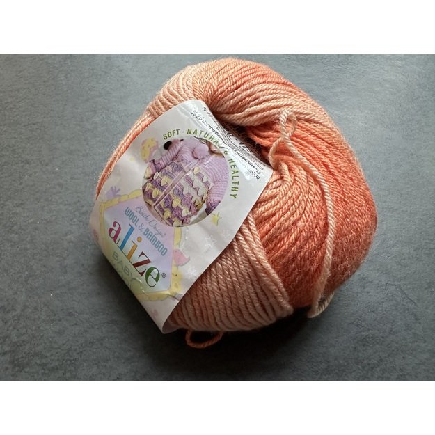 BABY WOOL Alize- 40% Wool, 40% Acrylic, 20% Bamboo, 50gr/ 175m, Nr 7720