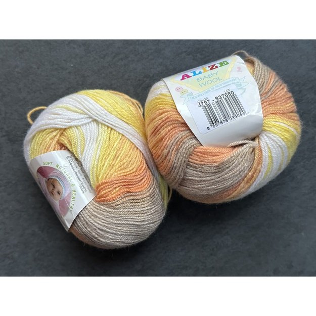 BABY WOOL Alize- 40% Wool, 40% Acrylic, 20% Bamboo, 50gr/ 175m, Nr 4797