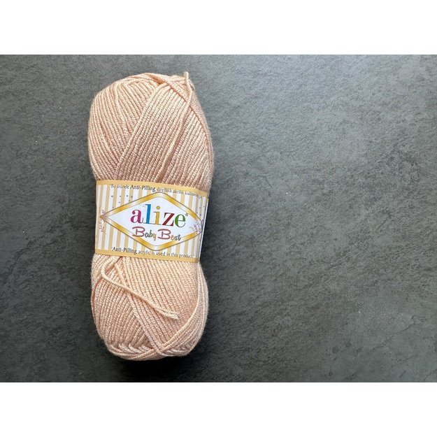 BABY BEST Alize- 90% Acrylic Anti- Pilling, 10% Bamboo, 100gr/ 240m, Nr 382