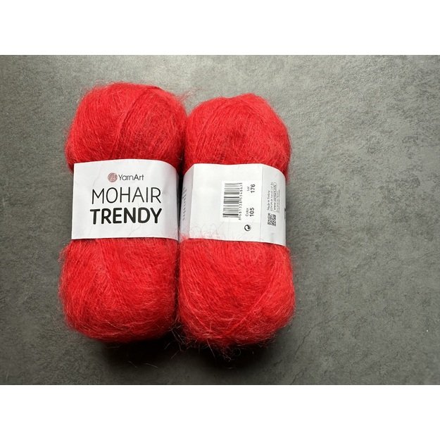 MOHAIR TRENDY YarnArt- 50% mohair, 50% acrylic, 100gr/ 220m, Nr 105