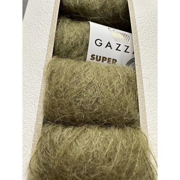 SUPER KID MOHAIR Gazzal- 22% polyamide, 31% superwash Merino fine, 47% super kid mohair, 25gr/ 237m, Nr 64402