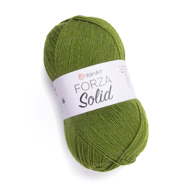 FORZA SOLID- 75% wool, 25% polyamide, 100gr/ 420m, Nr 4627