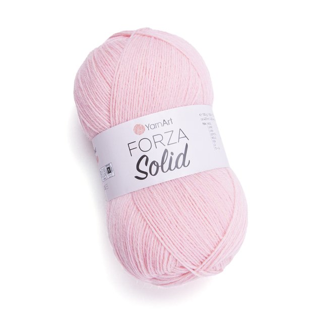 FORZA SOLID- 75% wool, 25% polyamide, 100gr/ 420m, Nr 4634