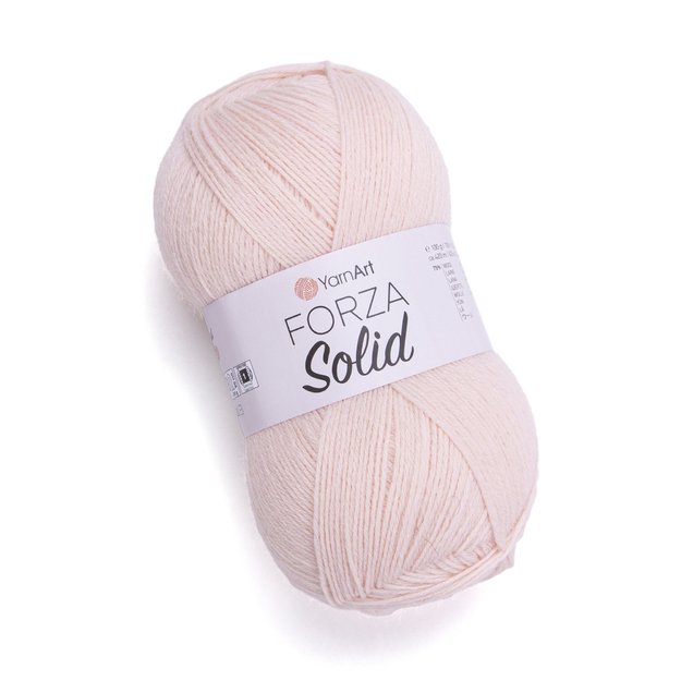 FORZA SOLID- 75% wool, 25% polyamide, 100gr/ 420m, Nr 4633