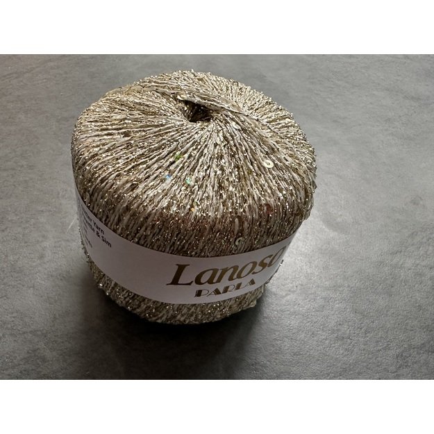 PARLA Lanoso - 75 % Glitter Yarn, 25% Payette Sim , 217 m / 25 Gr, Nr 1351
