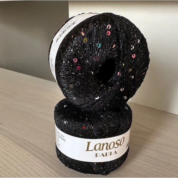 PARLA Lanoso - 75 % Glitter Yarn, 25% Payette Sim , 217 m / 25 Gr, Nr 6051