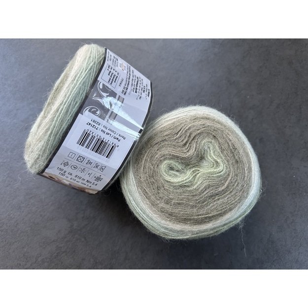 ANGORA LUKS Color Nako- 5% moher, 15% wool, 80% premium akrilik, 150 gr/ 810m, Nr 82361 2