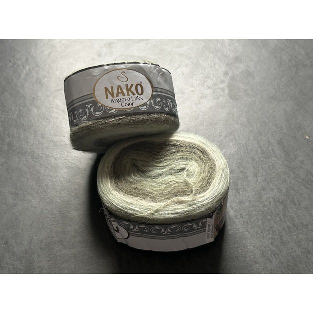 ANGORA LUKS Color Nako- 5% moher, 15% wool, 80% premium akrilik, 150 gr/ 810m, Nr 82361