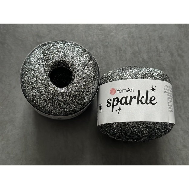 SPARKLE- 60% Metallic polyester, 40% polyamide, 25gr/ 160 m, Nr 1303