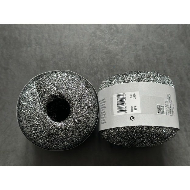 SPARKLE- 60% Metallic polyester, 40% polyamide, 25gr/ 160 m, Nr 1303