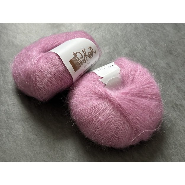 POKER Super kid mohair silk- 75% mohair sk, 25% silk, 25gr/ 212m, Nr 1558