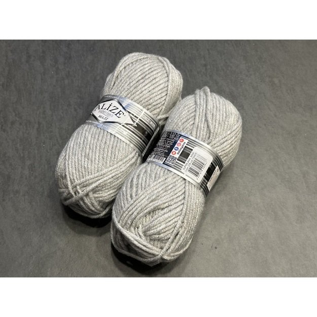 SUPERLANA MAXI Alize- 25% Wool , 75% Acrylic- 100 gr / 100 m, Nr 208