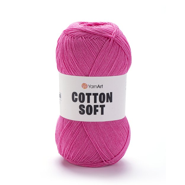 COTTON SOFT YA- 55% cotton, 45% pac acrylic, 100gr/ 600m, Nr 42