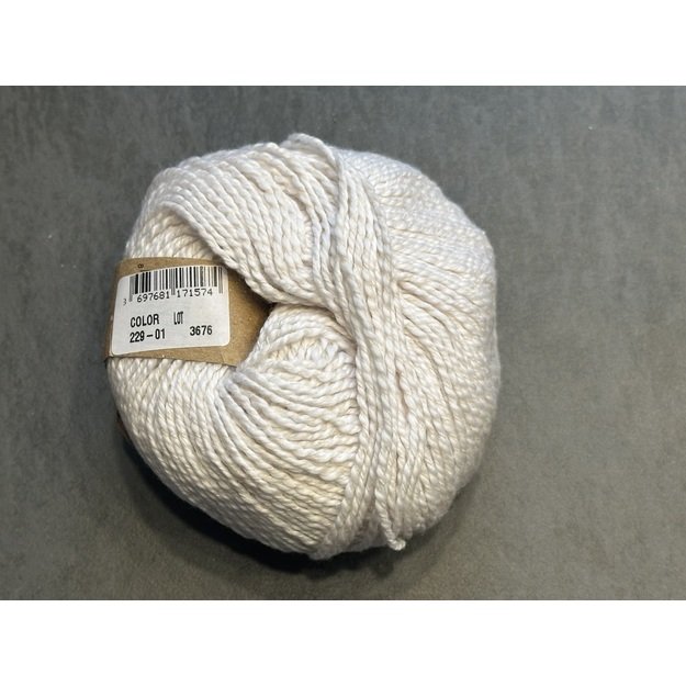 PAPYRUS Fibra Natura-78% cotton, 22% silk, 50gr / 120m, Nr 229-01