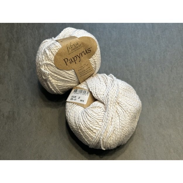 PAPYRUS Fibra Natura-78% cotton, 22% silk, 50gr / 120m, Nr 229-01