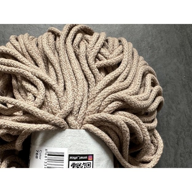 MACRAME BRAIDED YarnArt- 55% Cotton, 45% Polyester, 250 gr/ 67m, Nr 768