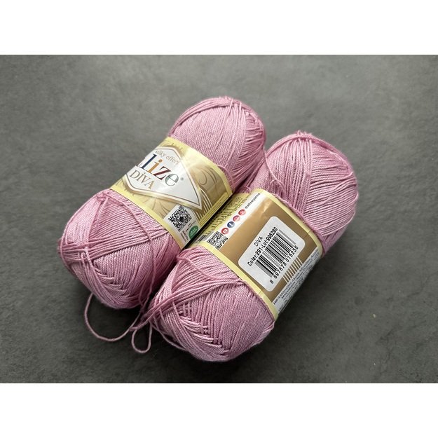 DIVA Alize- 100% microfiber acrylic, 100gr/ 350m, Nr 291