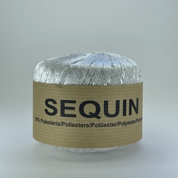 SEQUIN- 75/25% Polyamide, Payette, 50gr/ 280m, Nr 012