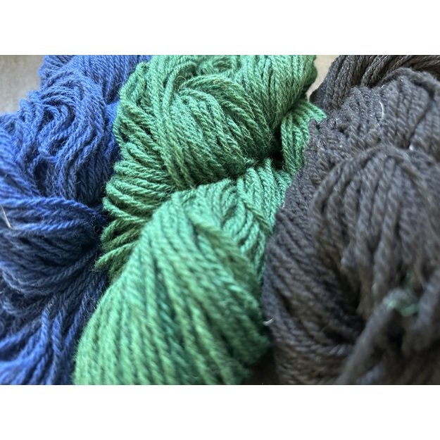 Natūrali 100% avies vilna, 100gr/ 210m, zalia