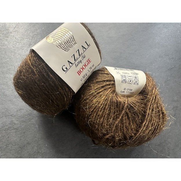 BOOGIE- 60% Acrylic, 10% Polyamide, 30% Wool merino- 50 gr/ 150m, Nr 2156