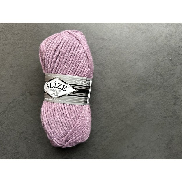 SUPERLANA MAXI Alize- 25% Wool , 75% Acrylic- 100 gr / 100 m, Nr 505