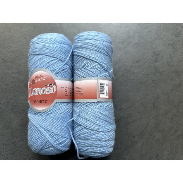 BONITO lanoso- 49% wool, 51% acrylic, 100gr/ 300m, Nr 941 1