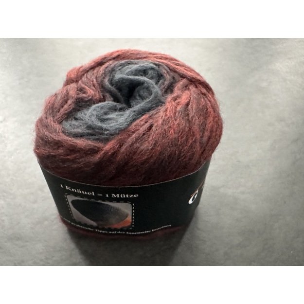 GALA-50-  80% wool, 20% polyamide, 50 gr/125 m, Nr 108/111-rose bordo 1