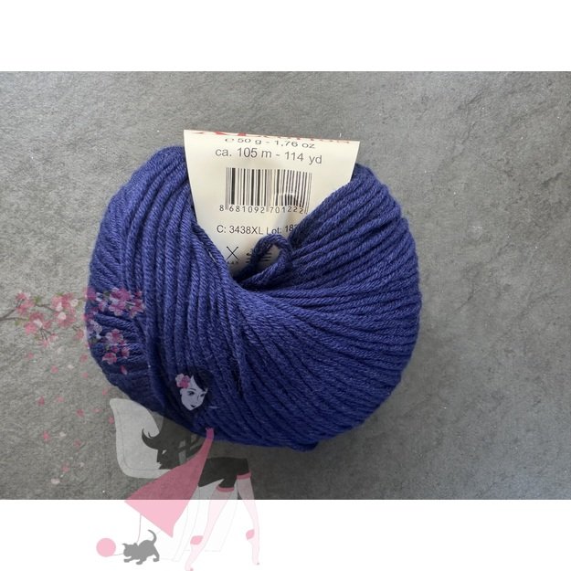 BABY COTTON XL Gazzal- 50% Cotton (medvilnė), 50% Acrylic (akrilas), 50 gr / 105 m, Nr 3438 1