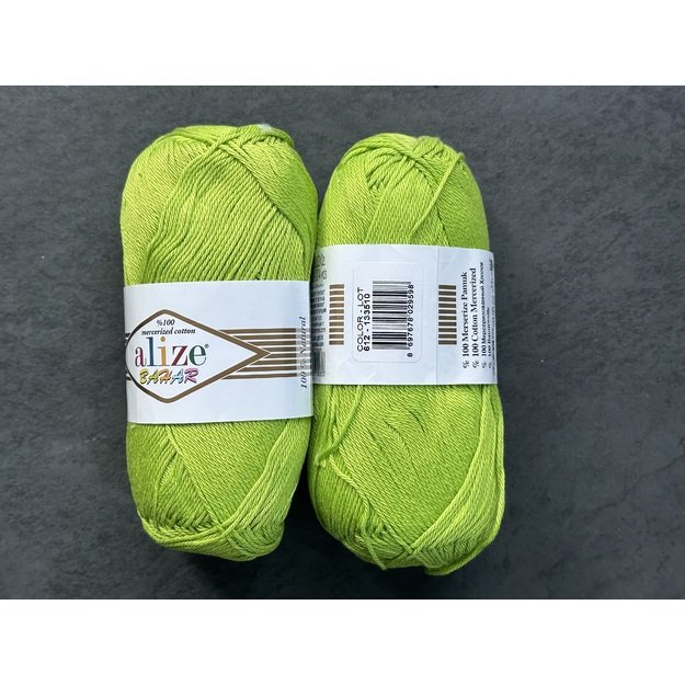 BAHAR Alize- 100% Cotton Mercerized (merserizuota medvilnė), 100gr/ 260m, Nr 612 1