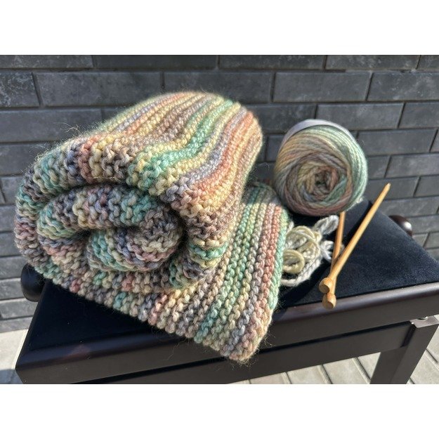 Pledas- "SRAIGIUS" Alpine Angora Melange 1