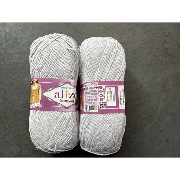 COTTON GOLD Alize- 55% Cotton, 45% Acrylic, 100gr/ 330m, Nr 533 2