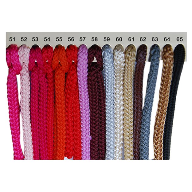 Cord, knitted, polyester, with filling, 5.5-6.0 mm - No. 60