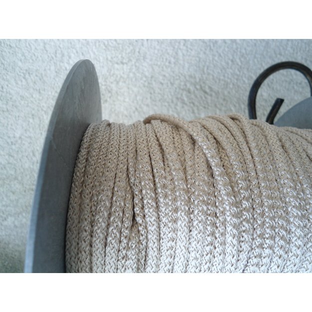 Cord, knitted, polyester, with filling, 5.5-6.0 mm - No. 60