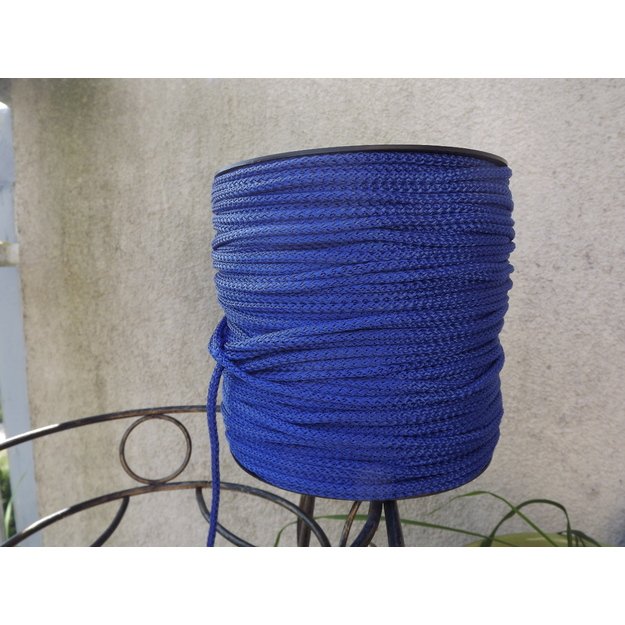 Cord, knitted, polyester, with filling, 5.5-6.0 mm - No. 91