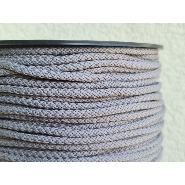 Virvelė megzta, poliesterinė, su užpildu, 5,5-6,0 mm - Nr 17