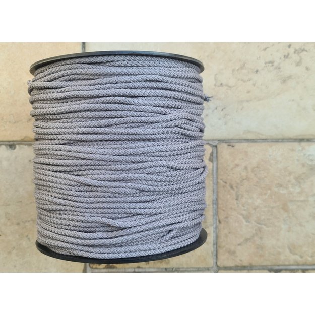 Virvelė megzta, poliesterinė, su užpildu, 5,5-6,0 mm - Nr 17
