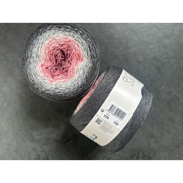 FLOWERS YarnArt- 55% cotton, 45% polyacril, 250gr/ 1000m, Nr 279