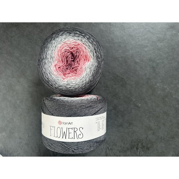 FLOWERS YarnArt- 55% cotton, 45% polyacril, 250gr/ 1000m, Nr 279 2