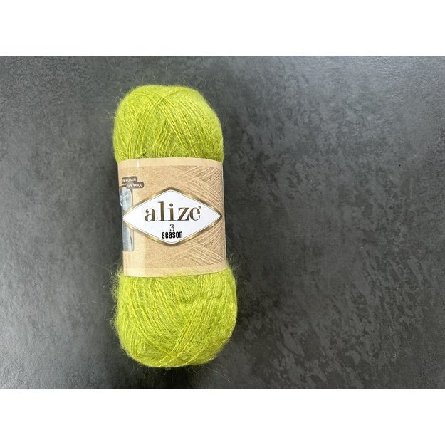 3 SEASON Alize- 51% Akrilik, 25% Mohair, 24% Wool, 100gr/ 500m, Nr 11