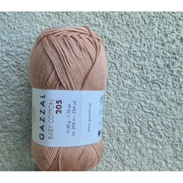 BABY COTTON 205 Gazzal- 50% cotton, 50% acrylic, 50 gr/ 205m, Nr 502