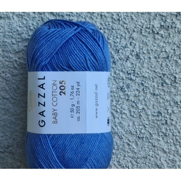 BABY COTTON 205 Gazzal- 50% cotton, 50% acrylic, 50 gr/ 205m, Nr 512