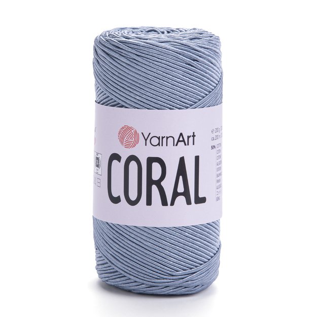 CORAL YarnArt- 50% cotton, 50% polyester, 200gr/ 200m, Nr 1916