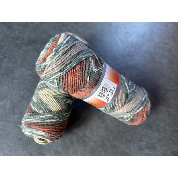 BONITO ETHNIC lanoso- 49% wool, 51% acrylic, 100gr/ 300m, Nr 1203