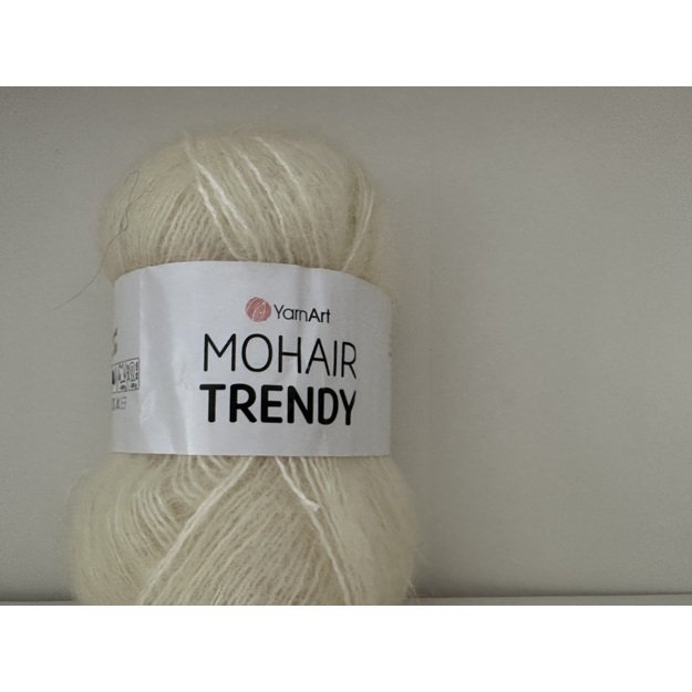 MOHAIR TRENDY YarnArt- 50% mohair, 50% acrylic, 100gr/ 220m, Nr 1003